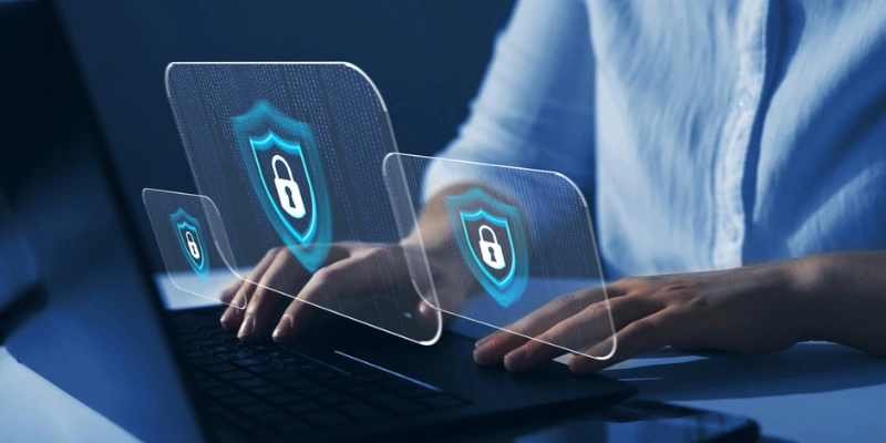 How does cybersecurity protect online information?